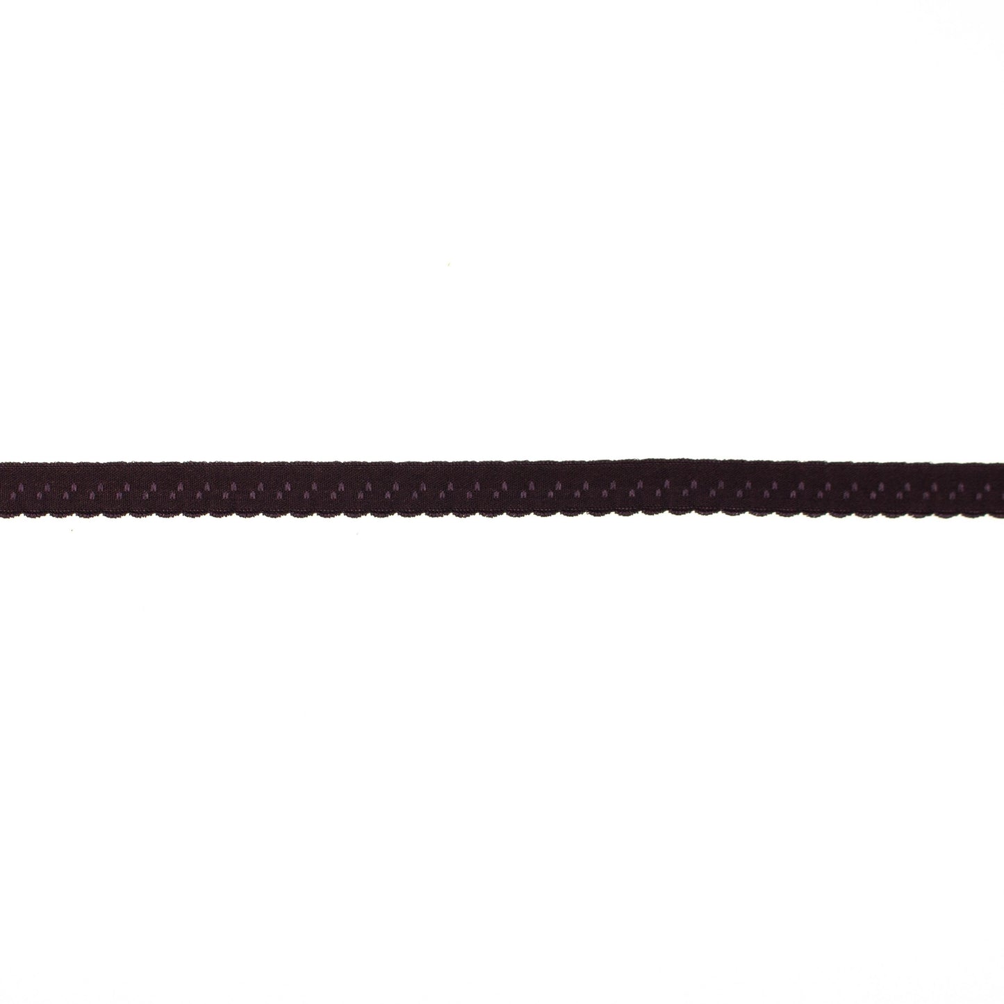 Wäschegummi mit feiner Bogenkante - versch. Farben