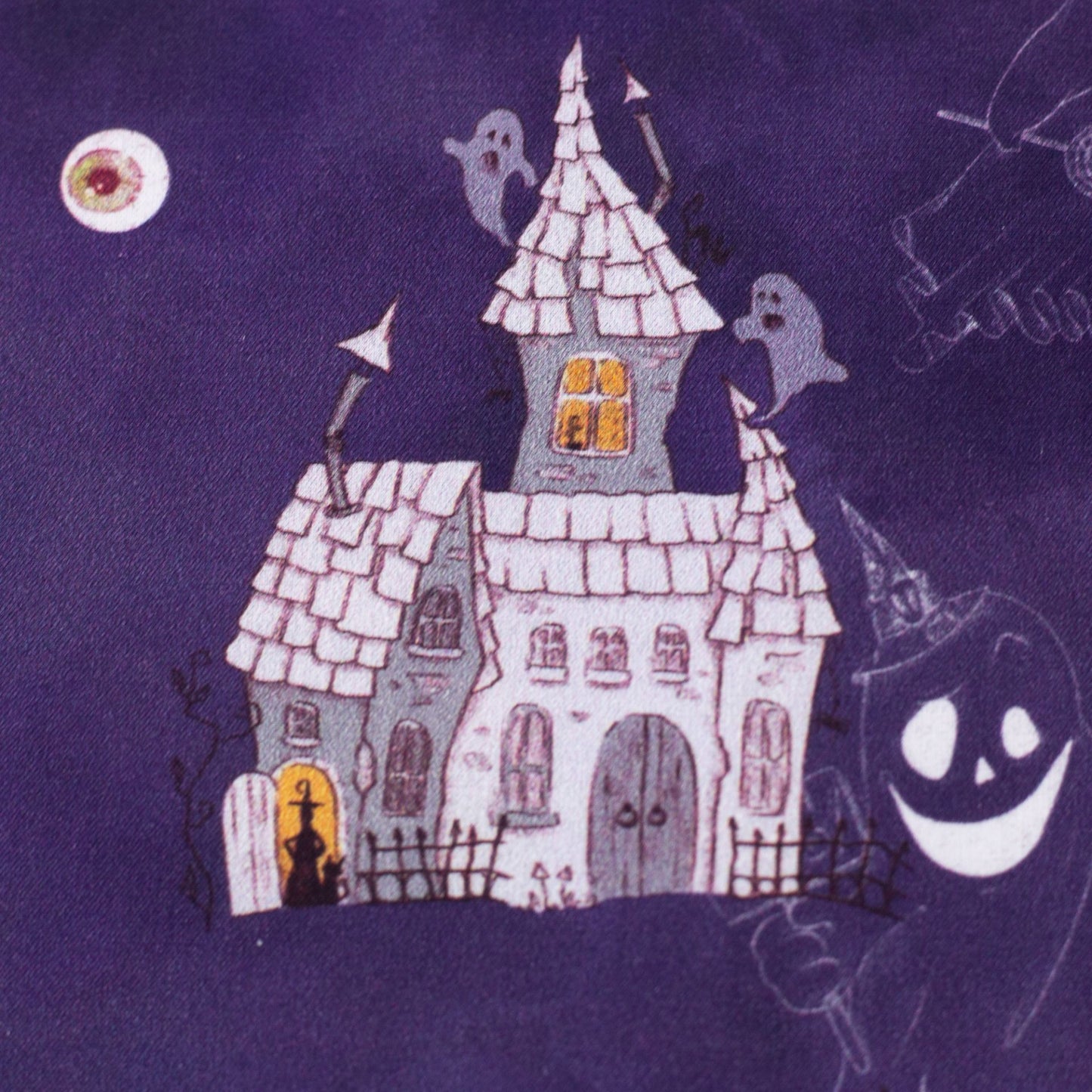 Baumwolle "Halloween" Haunted Houses