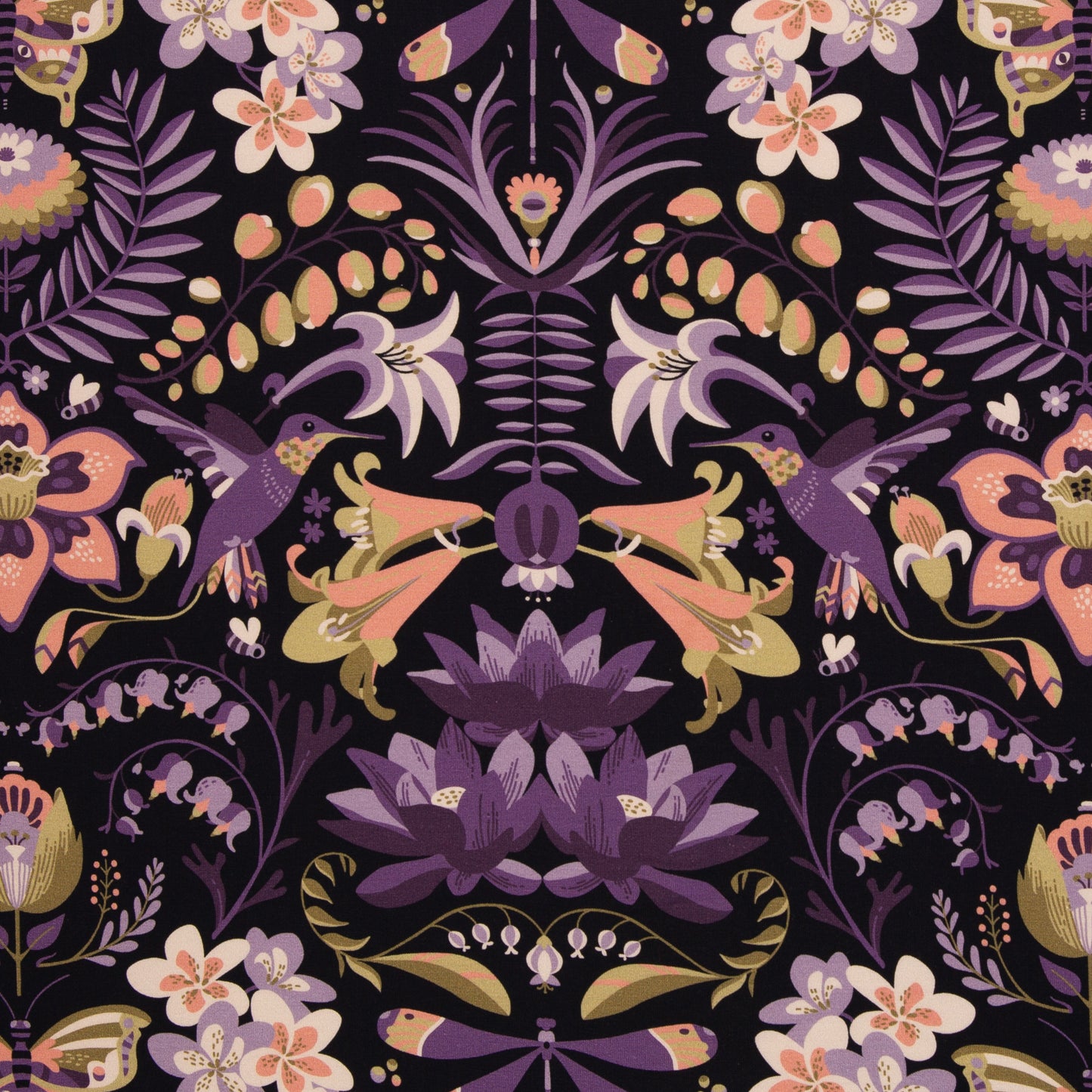 Modal French Terry "Aurora" by Käselotti, lila