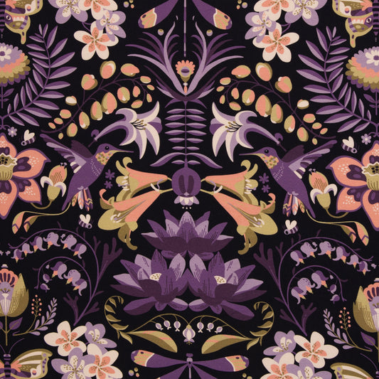 Modal French Terry "Aurora" by Käselotti, lila