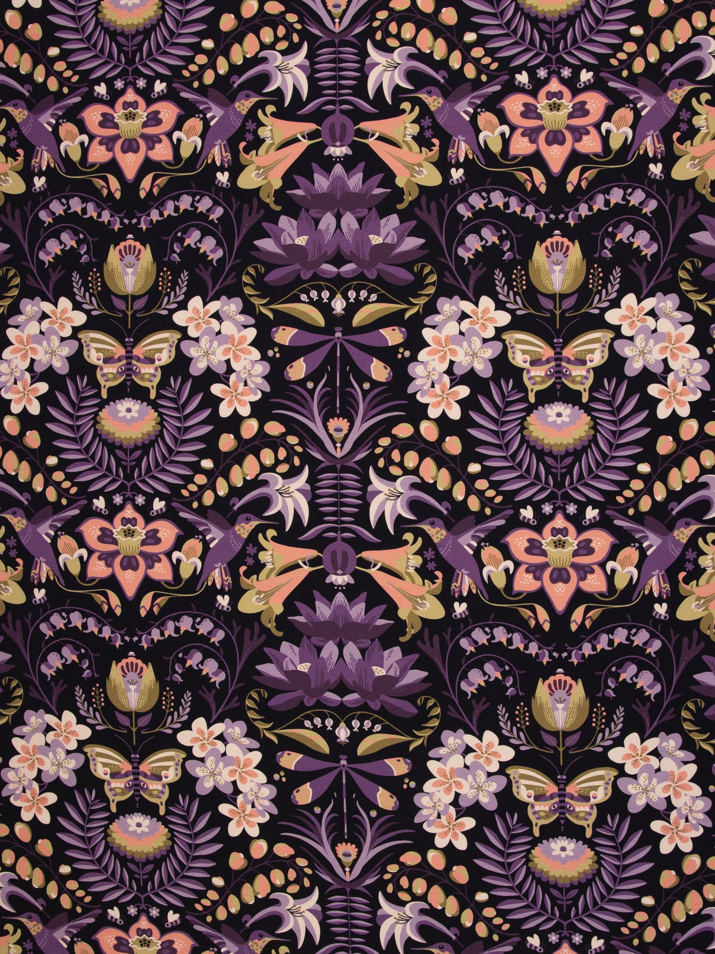 Modal French Terry "Aurora" by Käselotti, lila