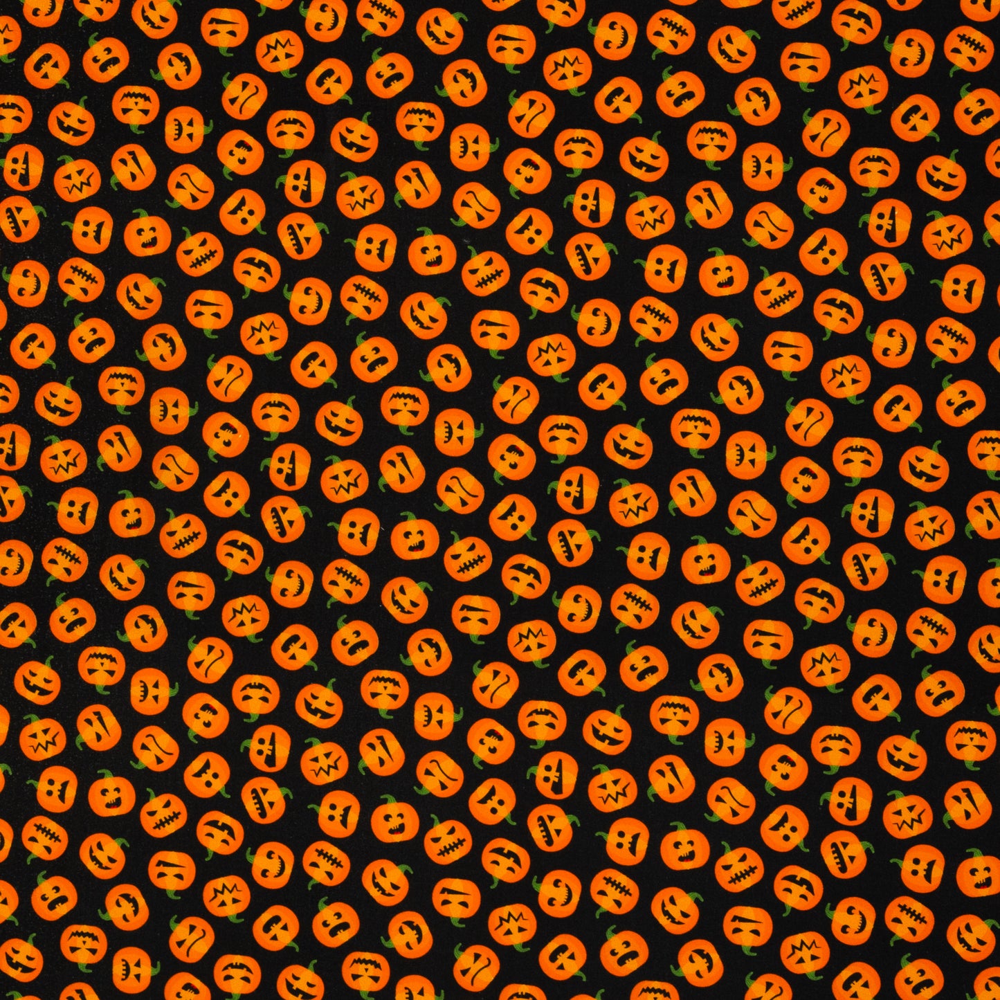 Baumwolle "Halloween" Kürbisse