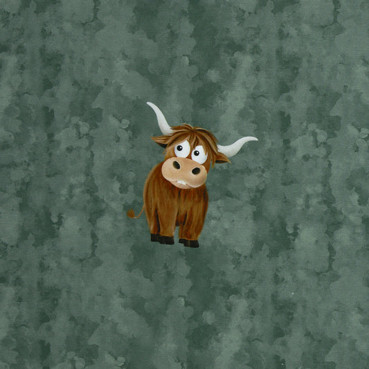 Paneel "Holy Cow" by Mrs. Mint Design - smaragd