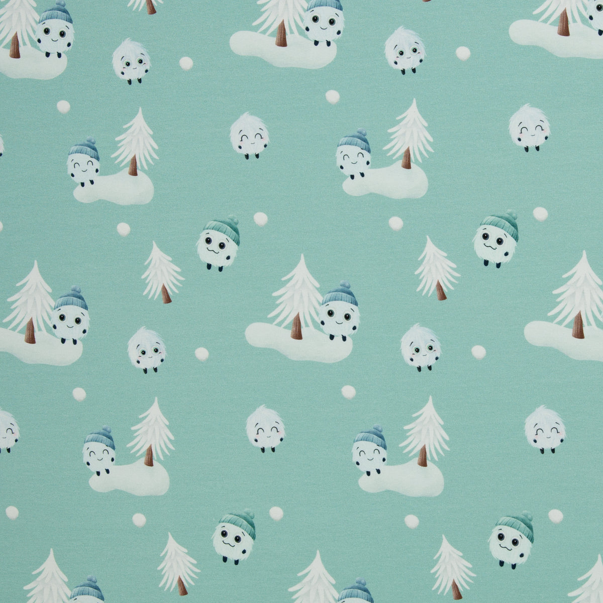 French Terry "Fluffy Winter" by Mrs. Mint