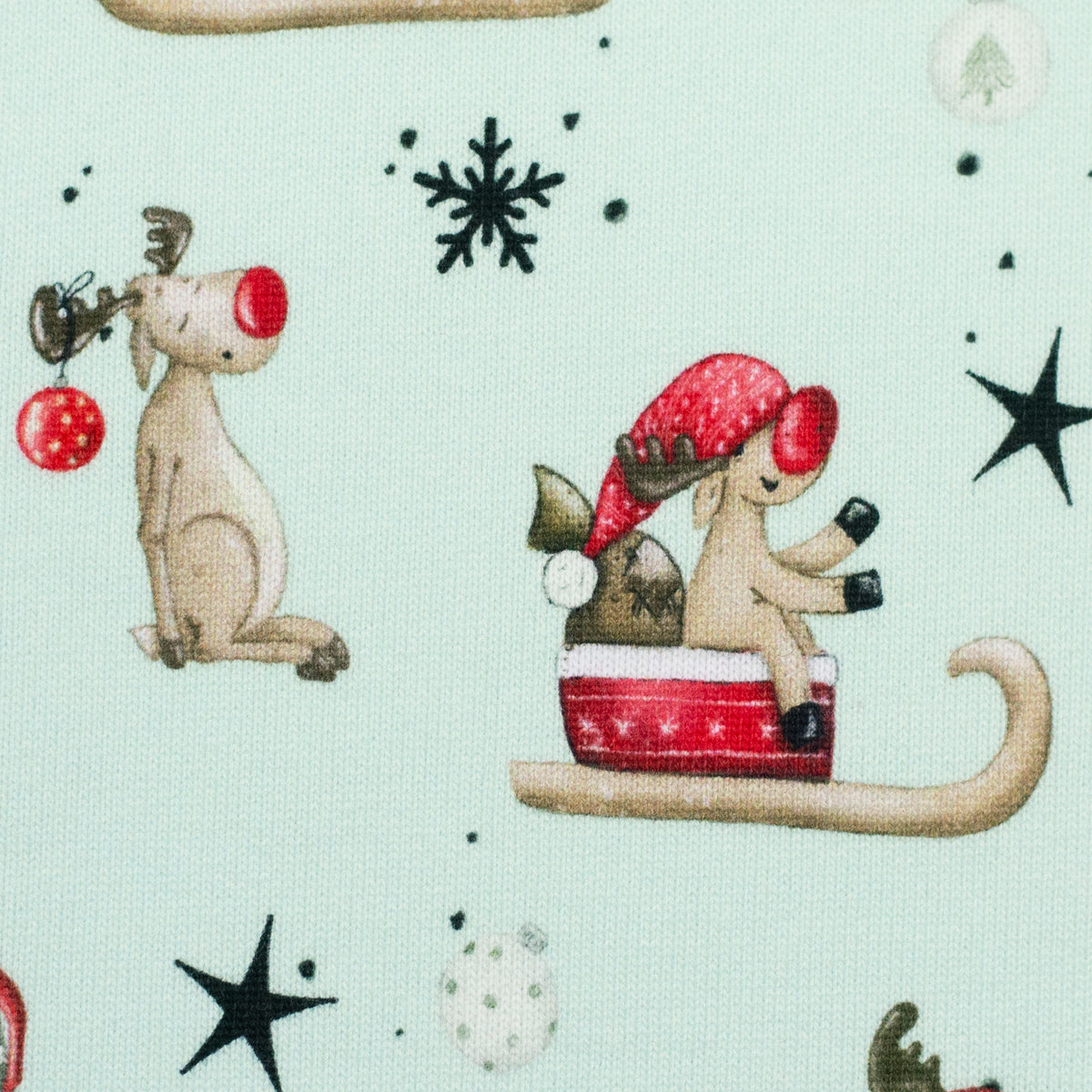 Kuschelsweat "Winter Wonderland hellmint" by Sabine Marschall