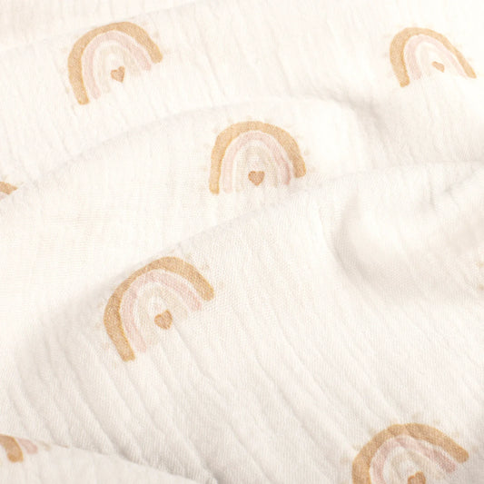 Musselin "Baby Rainbow"
