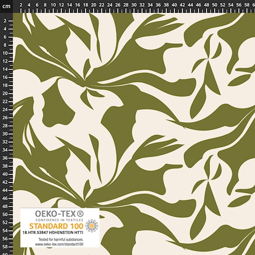 Viskose-Webware "Green Garden"