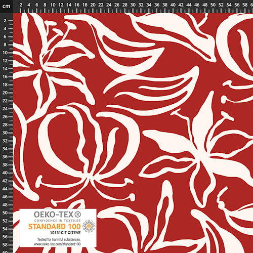 Viskose-Webware "Bold Blossom"