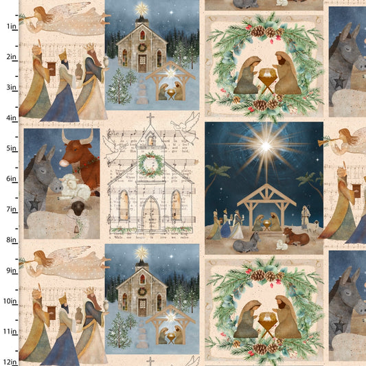 3 Wishes - Patchwork Baumwolle "O' Holy Night" Ikonen