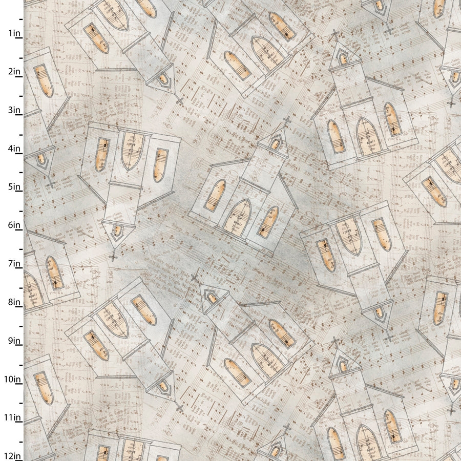 3 Wishes - Patchwork Baumwolle "O' Holy Night" Kapelle