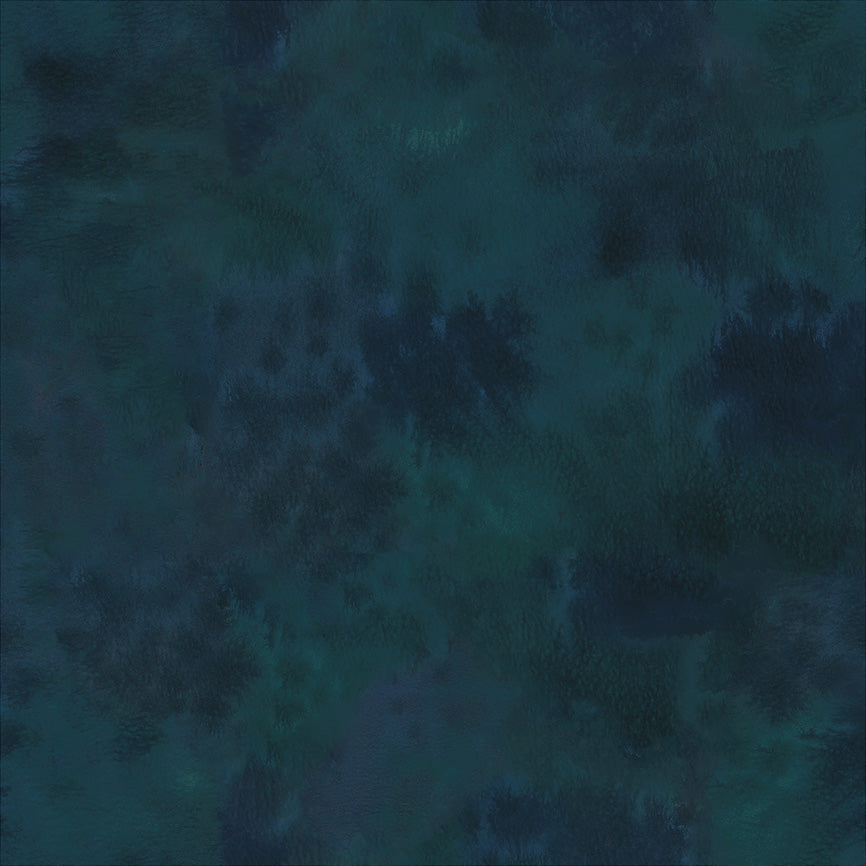 Patchwork Baumwolle metallic "Saltaire" prussian