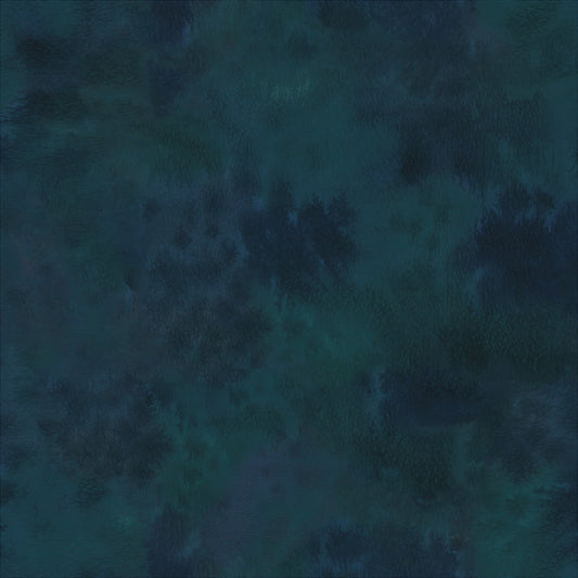 Patchwork Baumwolle metallic "Saltaire" prussian