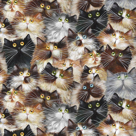 Windham Fabrics "Cat Pack" Patchwork Baumwolle extra-breit