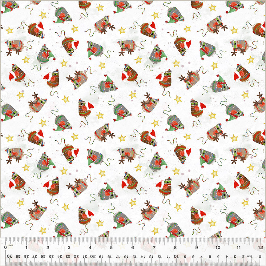 Patchwork Baumwolle "Meowy Christmas" - Mäuse