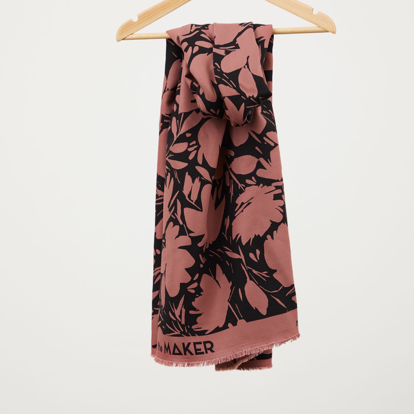 Mind The Maker Viskosecrepé "Floral Shade" rosewood