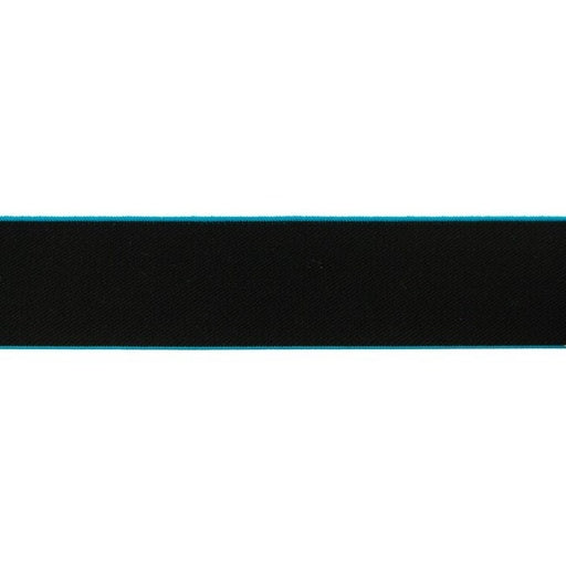 Gummiband "Super Soft" mit farbigem Rand 40mm - versch. Farben