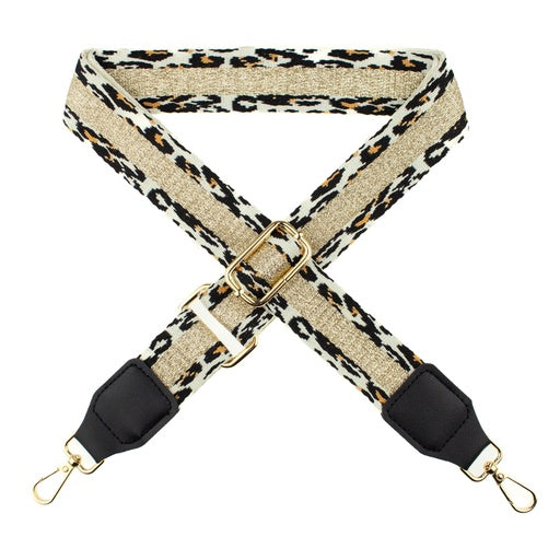 Design-Gurtband "Leo Glitzer hell"