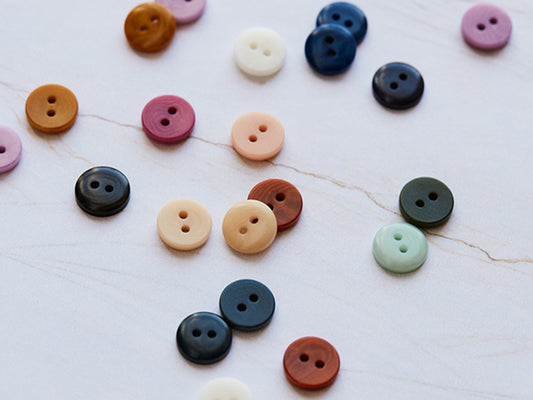 Hemd-/Blusenknopf 11mm "Corozo Button" by Mind The Maker - verschiedene Farben