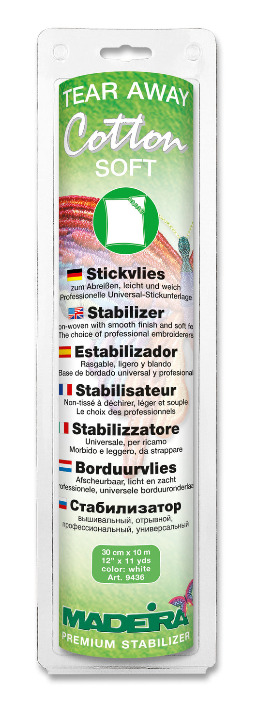 Stickvlies Madeira "Cotton Soft", weiß
