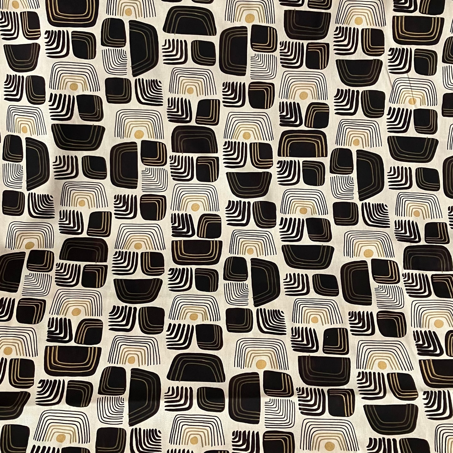 Baumwoll Stretch-Twill "Graphisch klein"