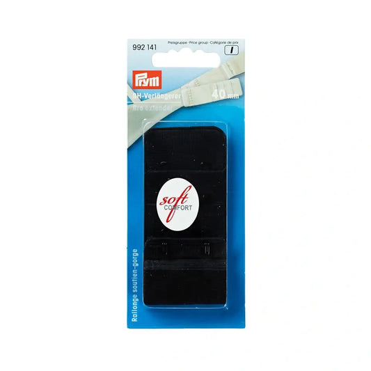 PRYM BH-Verlängerer, 3x2 Haken, 40mm, schwarz