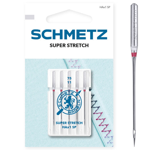 Nähmaschinennadeln Schmetz "Super Stretch" 75-90