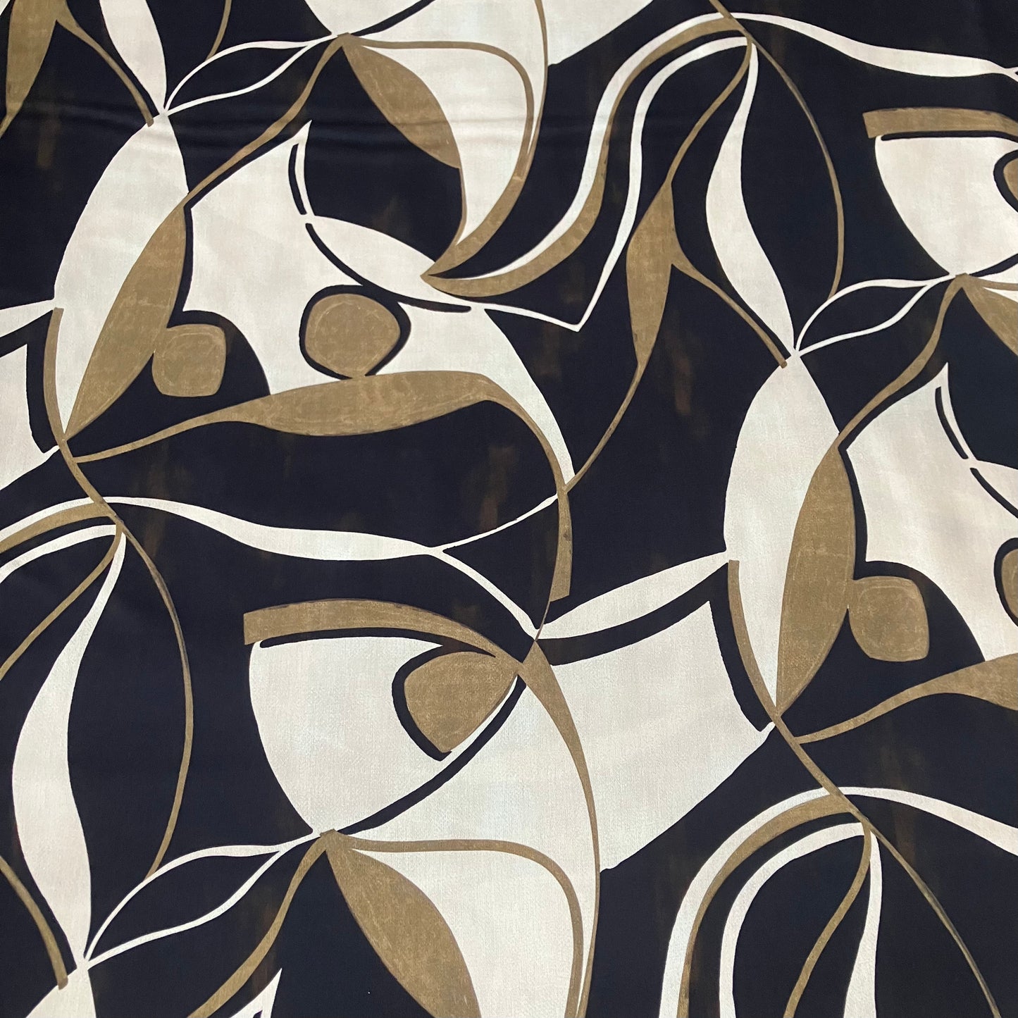 Baumwoll Stretch-Twill "Graphisch abstrakt"