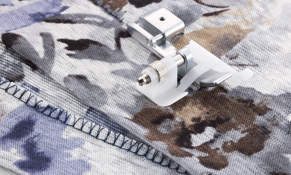 Blindstichfuß für Overlock