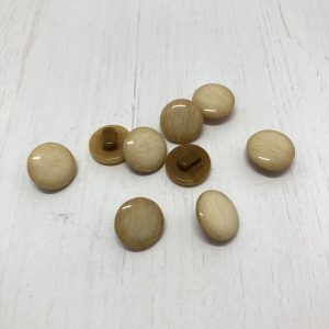 Blusenknopf mit Öse, 11mm beige