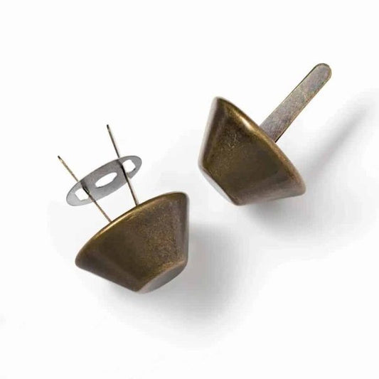 PRYM Bodennägel f. Taschen, altmessing