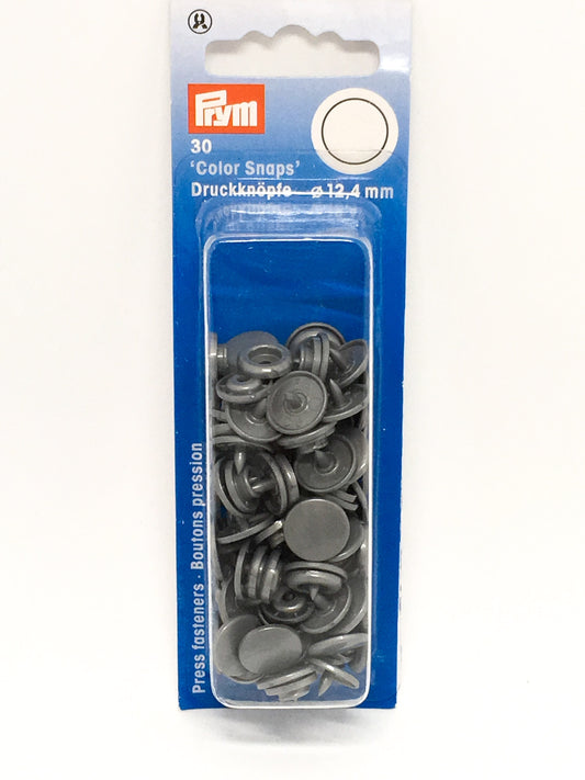 PRYM "Color Snaps", silbergrau