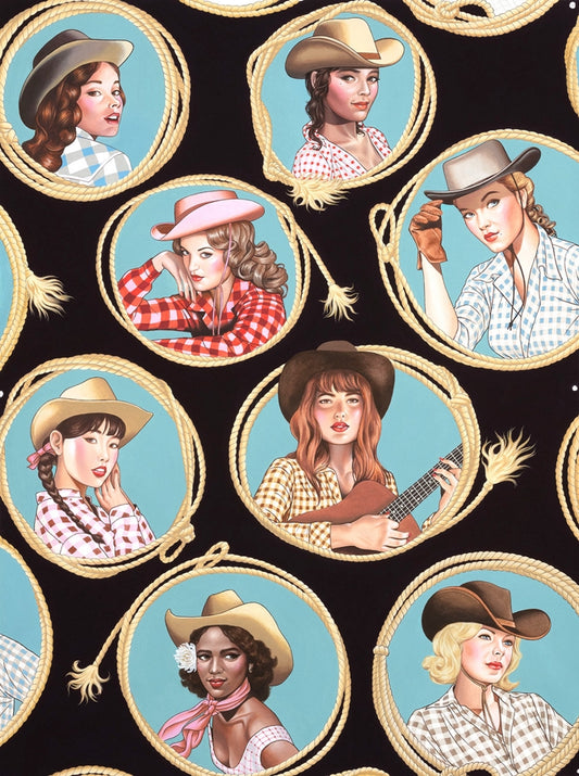 Baumwolle "Country Girl" by Alexander Henry Fabrics