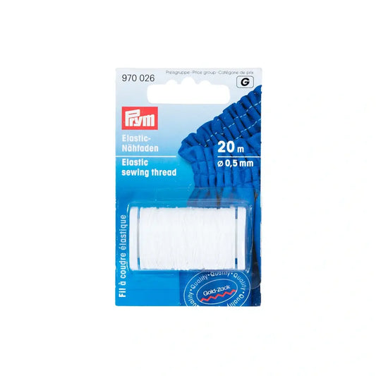 Prym "Elastic-Nähfaden" 0,5mm, weiß