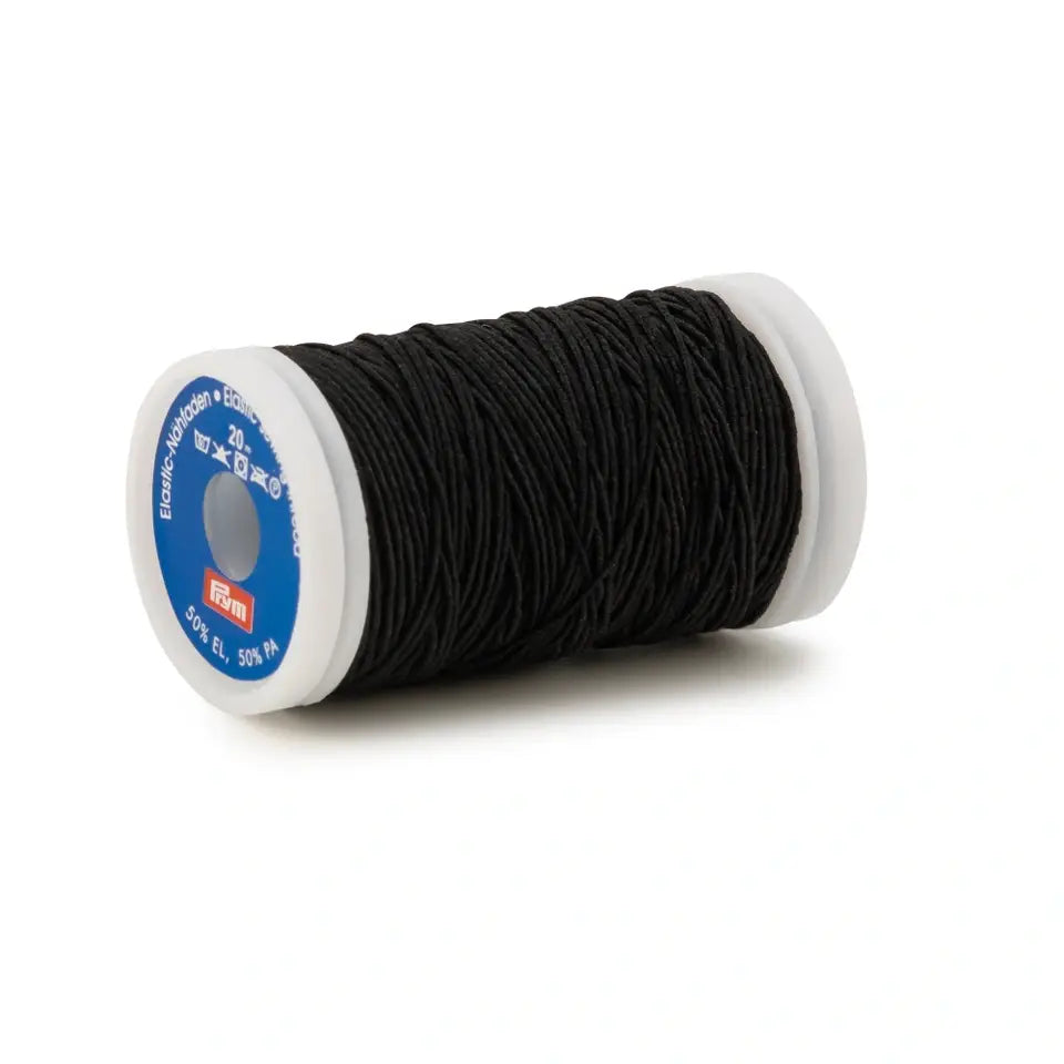 Prym "Elastic-Nähfaden" 0,5mm, schwarz
