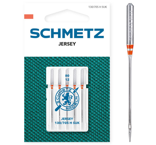 Nähmaschinennadeln Schmetz "Jersey 80" 5er