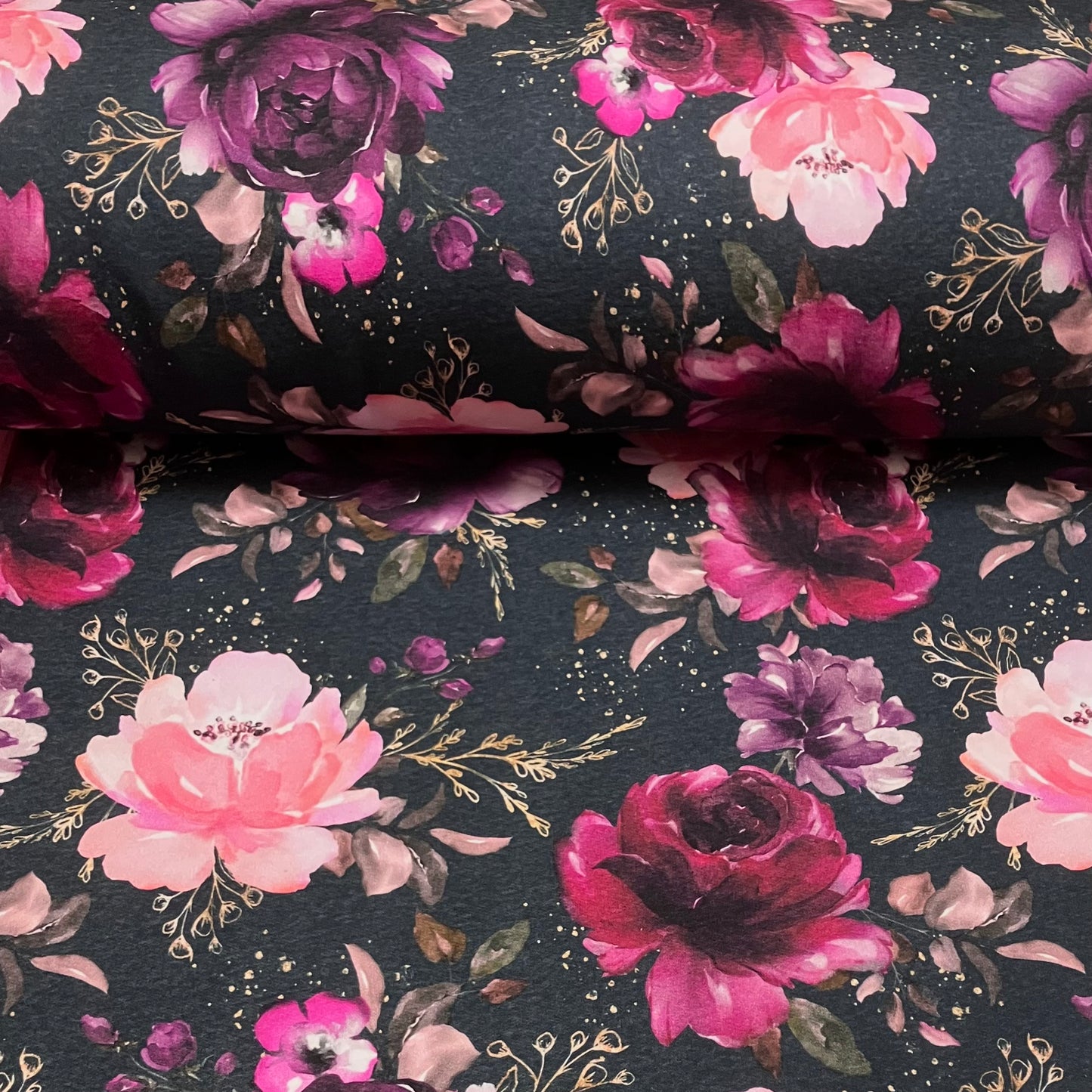 Kuschelsweat "Rosen" by Glitzerpüppi