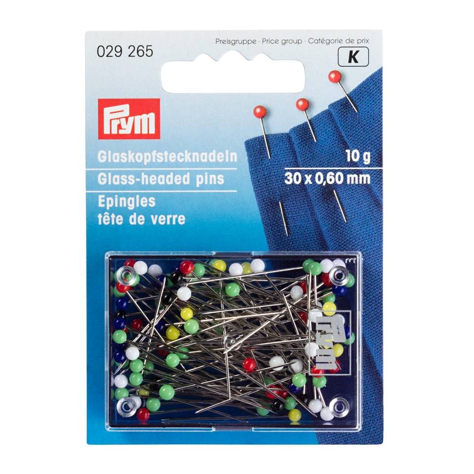 PRYM Stecknadeln "Glaskopf"