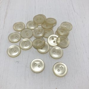 Hemdenknopf 12mm transparent