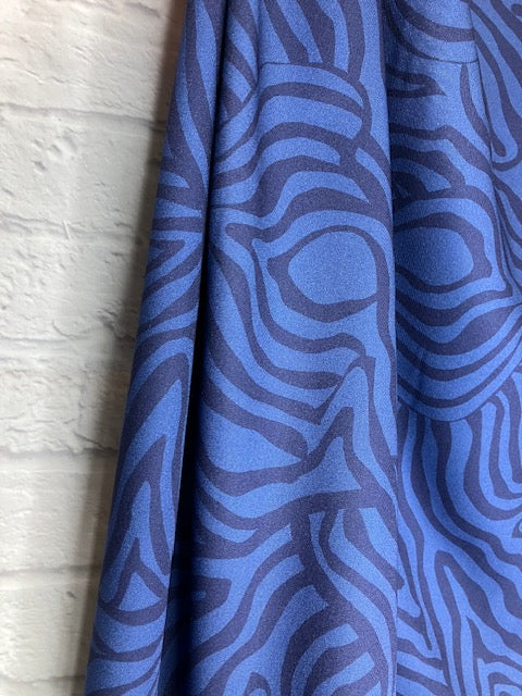 Viskose-Webware "Midnight Flow"