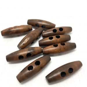 Knebelknopf Olivenholz 40mm dunkel