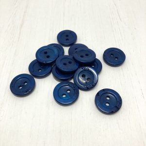 Knopf Kunststoff 15mm, marine