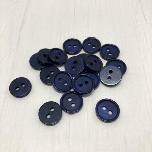 Knopf Kunststoff 11mm, dunkelblau