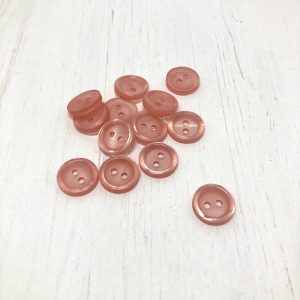 Knopf Kunststoff 11mm, rosa