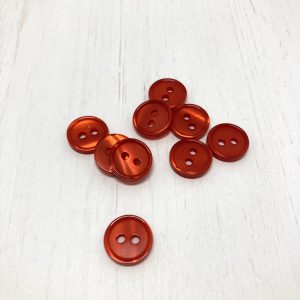 Knopf Kunststoff 11mm, rot