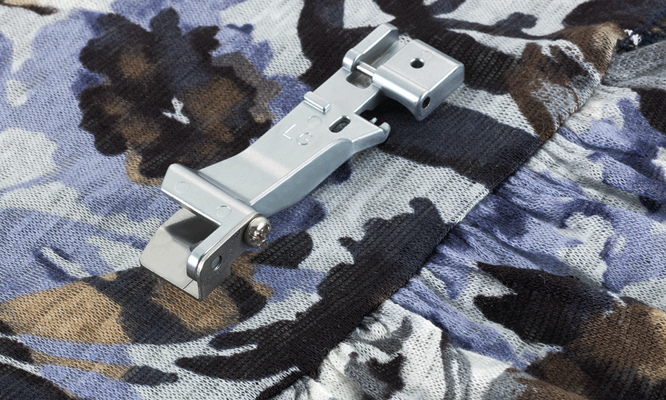 Kräuselfuß für Overlock