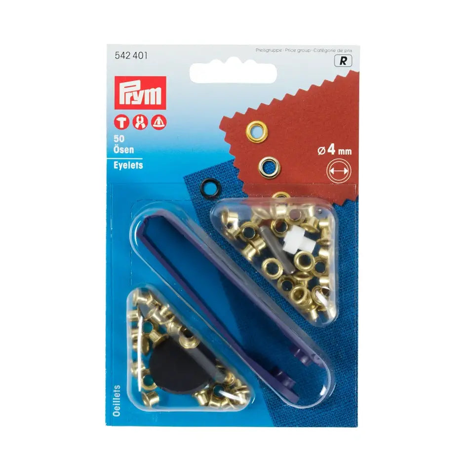 PRYM Ösen 4mm, inkl. Werkzeug, versch. Farben