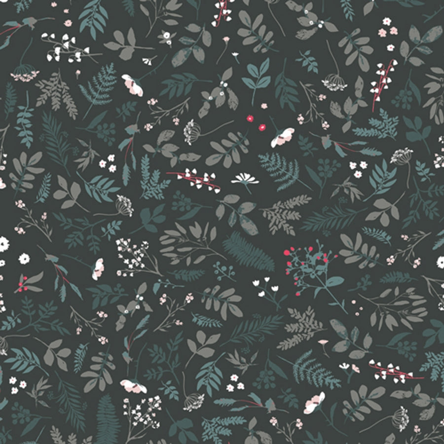 Art Gallery Fabrics "Dark Foresta" Patchwork Baumwolle
