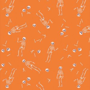 Patchwork Baumwolle "Spooky 'n Sweeter", Skelette