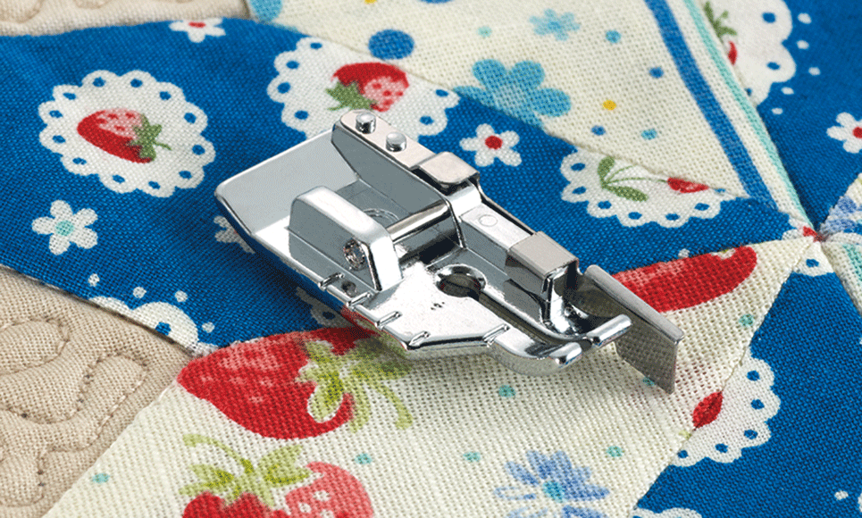 Patchworkfuss 1/4inch mit Kantenführung