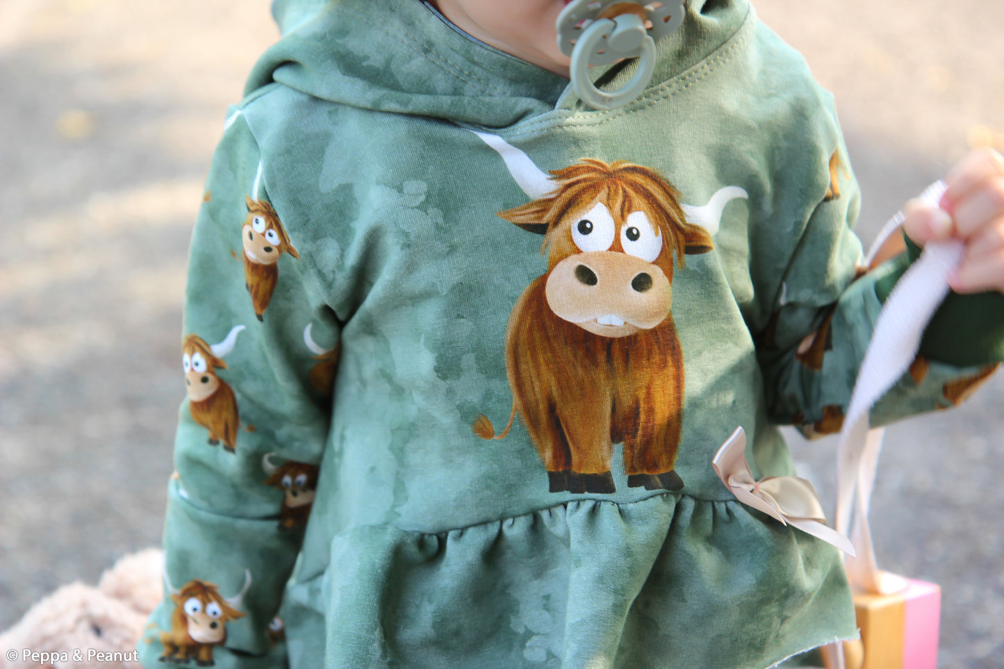 Paneel "Holy Cow" by Mrs. Mint Design - smaragd